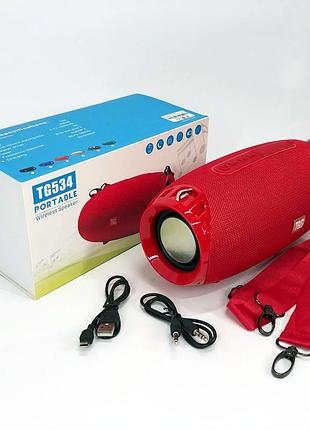 Громкая блютуз колонка tg534, колонки для музыки дома, музыкальная колонка с блютузом и флешкой od-57