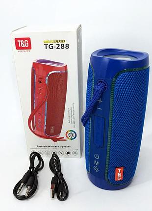 Стереоколопка переносна tg288, колонка з rgb-світловимзикою, блютуз-колонка з usb-портом ul-65