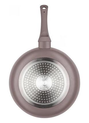 Сковорідок для газової плити well done wd-1018b 28 см, практична сковорода для кухні ja-99