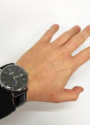 Мужские наручные часики skmei 9308bkbk, стильные статусные мужские наручные часы стрелочные gc-24