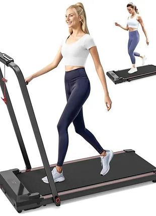 Складная беговая дорожка yxt003 black 10 км/ч, до 150 кг, с пультом, тихая, двигатель 3.0 (22кг)