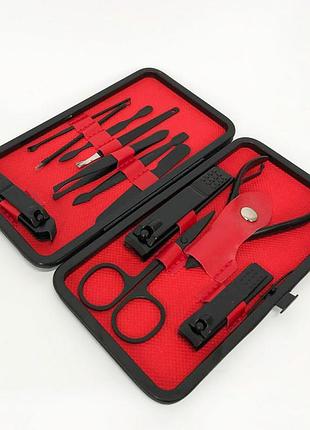 Инструмент маникюрный для кутикул, маникюрный инструмент набор в декорированном футляре mj-59