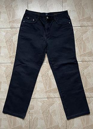 Штаны y2k rare versace jeans couture black pants medusa embroidered logo w35 vintage