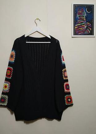 Оверсайз кардиган великого розміру від shein, батал.