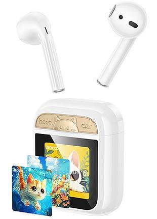 Беспроводные tws наушники hoco ew86 cat white