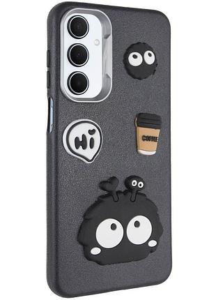Чохол tpu leather toys для samsung galaxy a17 4g/5g monster / black