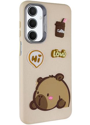 Чохол tpu leather toys для samsung galaxy a17 4g/5g capybara / sand