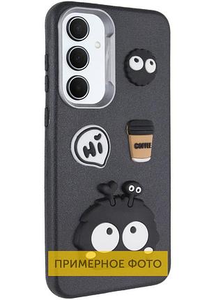 Чохол tpu leather toys для xiaomi redmi 14c / redmi a4 / poco c75 monster / black