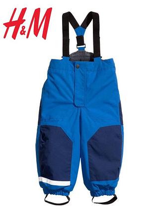 Зимовий напівкомбінезон, лижні штани, термо комбінезон, полукомбинезон h&m 5-6 років