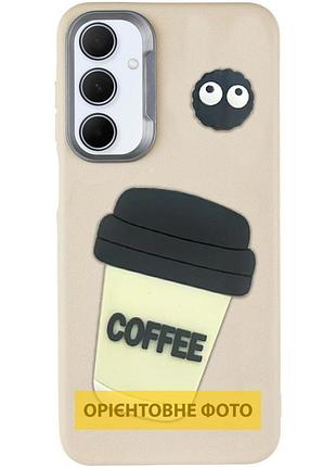 Чохол tpu leather toys для xiaomi redmi 15c (eu) coffee / sand