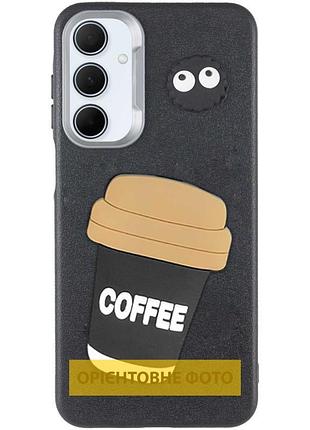 Чехол tpu leather toys для xiaomi redmi 15 (global) coffee / black
