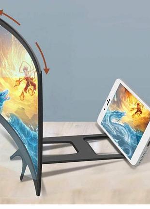 Збільшувач екрану телефону tl 20d настільна підставка з екраном для смартфона складаний лупа для перегляду відео