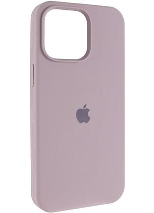 Чохол silicone case (aa) logo with magsafe для apple iphone 11 pro (5.8") сірий / lavender