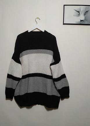 Оверсайз светр великого розміру від pretty little thing, батал.