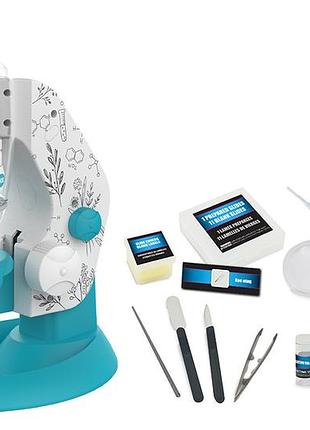 Смарт-мікроскоп з проєктором зі 100- 200- 450- кратним збільшенням (блакитний)