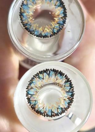 Линзы цветные. без диоптрий.