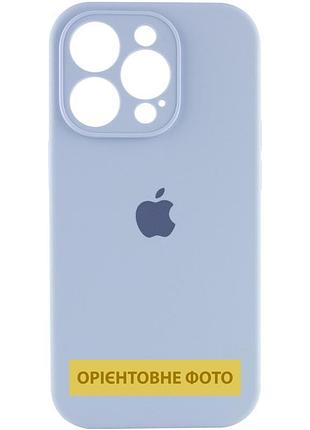 Чохол silicone case full camera protective (aa) для apple iphone 17 pro (6.3") блакитний / lilac blue