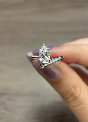 Відкрите сріблясте кільце в стилі david simson 💎s925