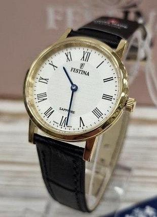 Годинник жіночий festina f20017/4 classics swiss made