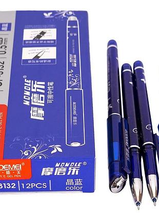Гелева ручка «пише-стирає» 3132 синя 0.5 мм упаковка 12 шт чисте письмо без помилок