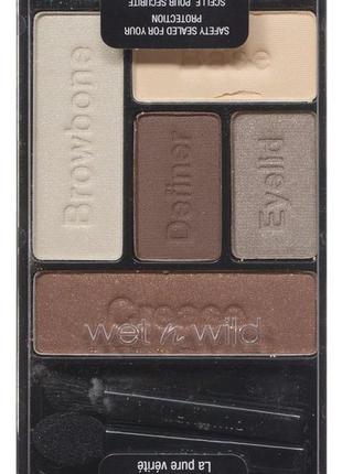 Пятицветные тени wet n wild coverall coloricon eye shadow palette e3951 the naked truth2 фото