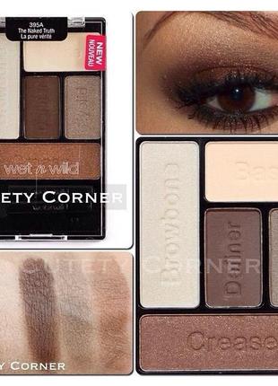 Пятицветные тени wet n wild coverall coloricon eye shadow palette e3951 the naked truth