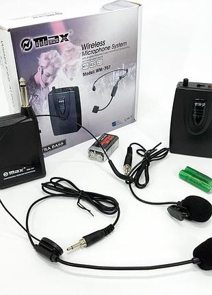 Микрофон dm sh 100c/wm-707 беспроводная гарнитура