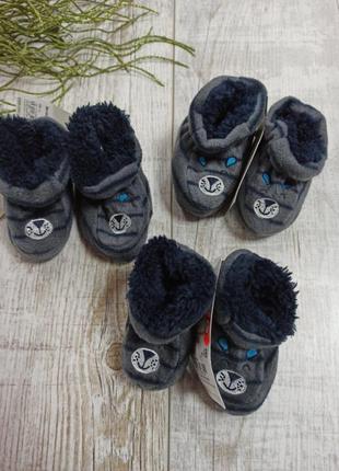 Пінетки теплі для хлопчика topomini