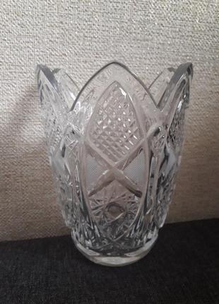 Шикарна кришталева ваза4 фото