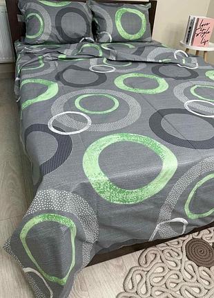 Постільна білизна бязь аррас зелений сімейний