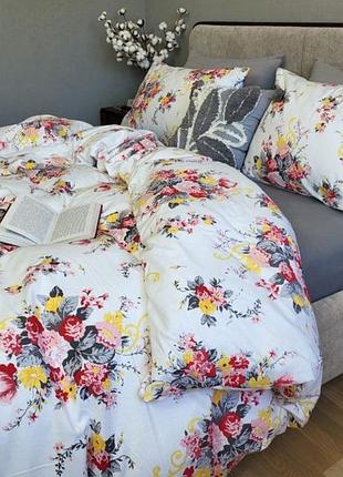 Постільна білизна фланель маркіза сірий двоспальний