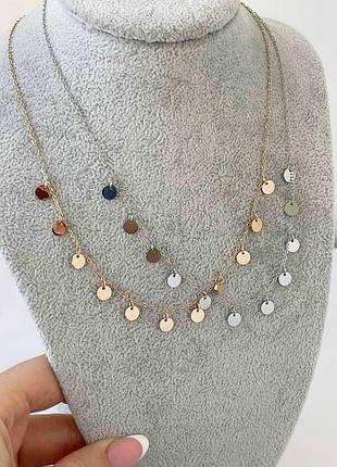 Медсталь і родій підвіска, монеткі