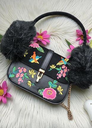 Навушники  хутряні навушники меховые наушники наушники