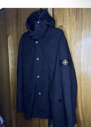 Куртка плащ пальто stone island raso gommato оригинал размер xl