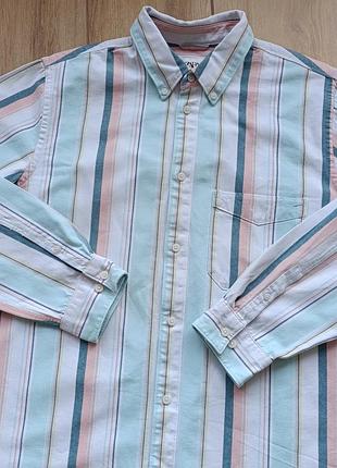 Мужская джинсовая рубашка на длинный рукав