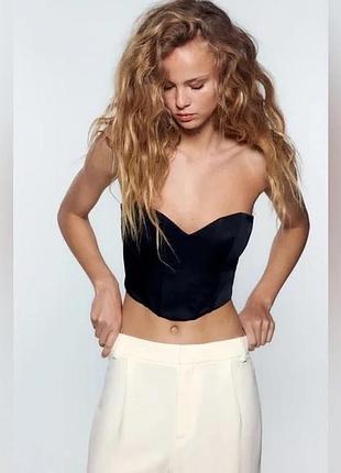 Топ корсетний zara