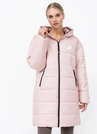 Подовжена куртка парка nike therma-fit