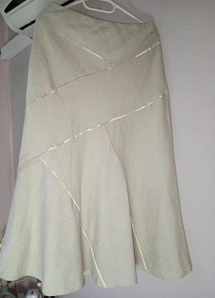 Льняна спідниця