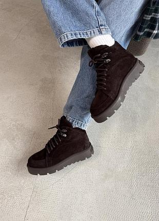 Черевики коричневі жіночі