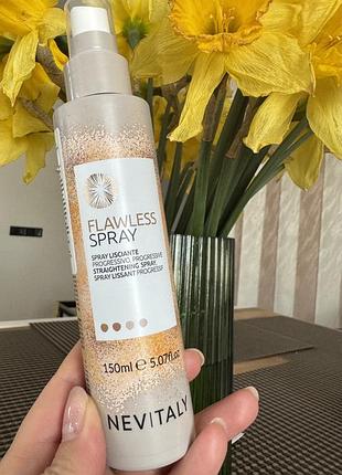 Термозахисний спрей для блиску волосся flawless spray