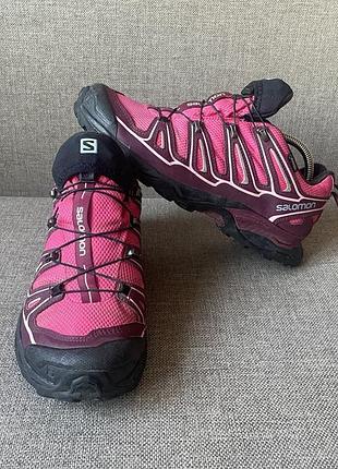 Жіночі водонепроникні кросівки salomon x ultra 2 gtx w pink 371594 40-40,5