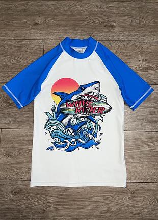 Купальна футболка акула для хлопчика 12 років від next