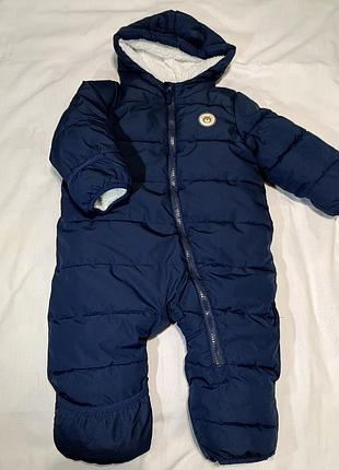 Теплий зимовий комбінезон для хлопчика