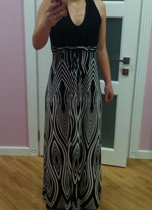 Летнее длинное платье