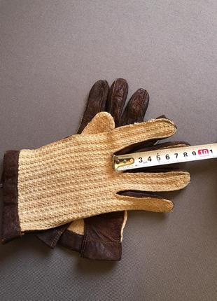 Шкіряні рукавички для автоледі автоперчатки5 фото