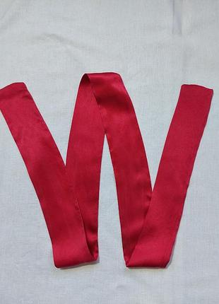 Твіллі шовковий для волосся, стрічка,  натуральний атласний шовк