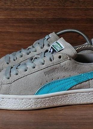 Кеди puma suede кросівки замша жіночі кеды