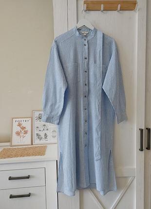 Льняная рубашка, платье