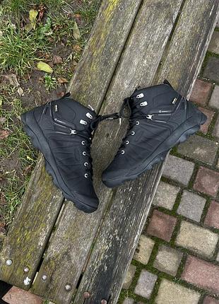 Keen venture waterproof черевики шкіра чорні водонепроникні мембрана трек хайк