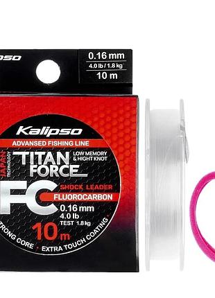 Флюорокарбон kalipso titan force fc leader 10m 0.16mm